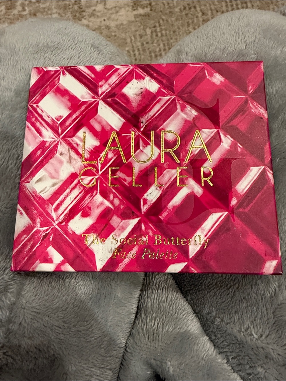 Laura Geller Pink Gem Geometric Eyeshadow Compact